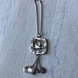 Vehicle Rearview Mirror Charm ~ SPREAD YOUR WINGS & FLY